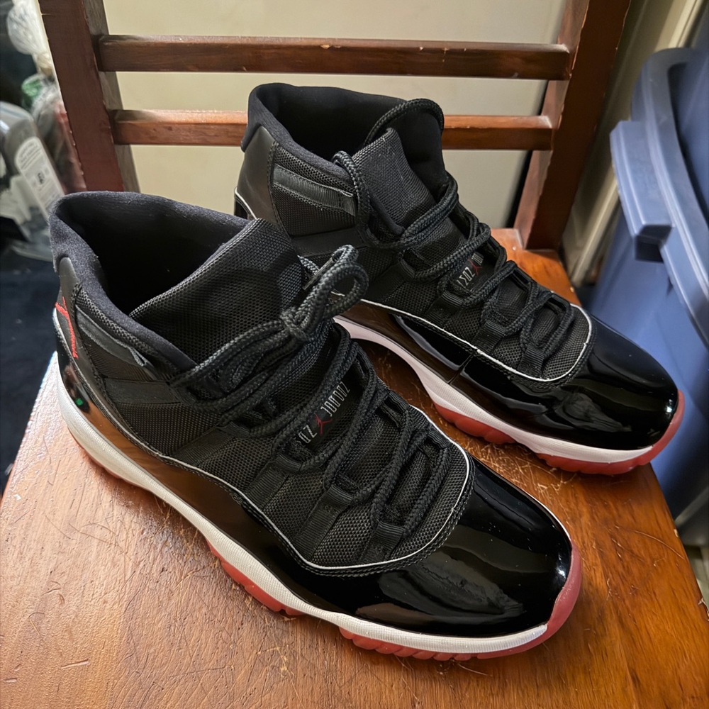 Black and Red Men's High-Top Sneakers